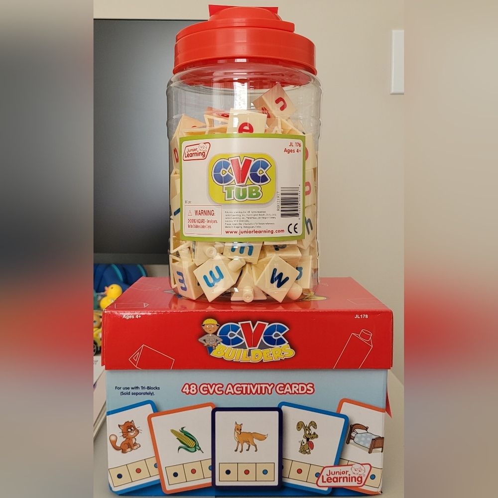 CVC Tub - Red Educational Toy
